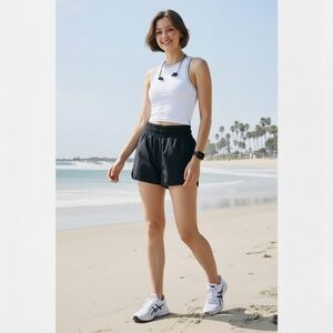 Athleta Girl Run Free Shorts 2.5" - Black - Size Large (12/14) - EUC